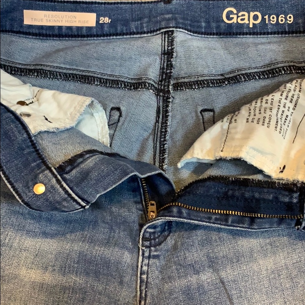 Gap True Skinny High Rise Jeans